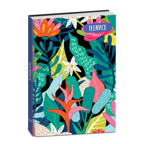 Seven Diario Teenace Standard 12 Mesi Tropical Jungle Per Studenti 2026-2027