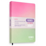 Seven Diario Teenace Special PU 12 Mesi Sfumato Rosa E Verde 2026-2027