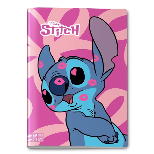 Seven Maxi Quaderno A4 Stitch Disney Rigatura A Per 1 E 2 Elementare Quality