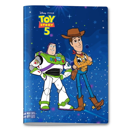 Seven Maxi Quaderno A4 Toy Story 5 Rigatura 10mm Per 1 E 2 Elementare Prezzo Singolo