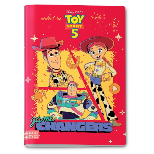 Seven Maxi Quaderno A4 Toy Story 5 Rigatura 10mm Per 1 E 2 Elementare Prezzo Singolo