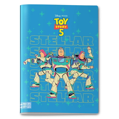 Seven Maxi Quaderno A4 Toy Story 5 Rigatura 10mm Per 1 E 2 Elementare Prezzo Singolo
