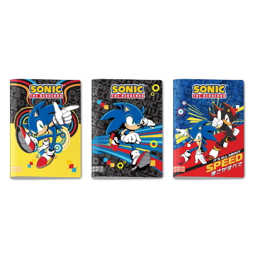 Seven Maxi Quaderno A4 Sonic The Hedgehog Rigatura A Per 1 E 2 Elementare Quality