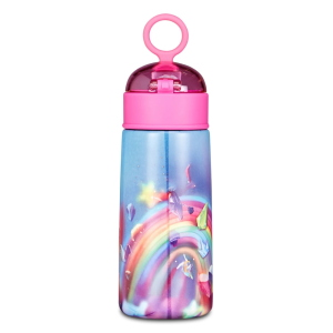 Seven Borraccia Termica Sj Gang Gattina Fiori Girl Per Bambine 460ml