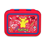 Seven Portamerenda Pokemon Pikachu Rosso Per Scuola Elementare