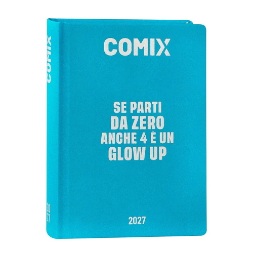 Comix Diario Datato 2026-2027 16 Mesi Standard Azzurro Glow Up