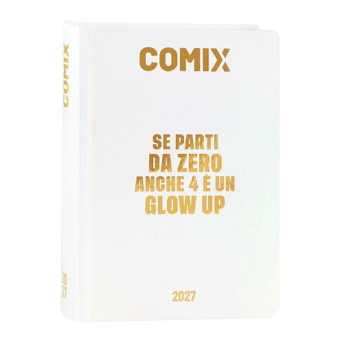 Comix Diario Datato 2026-2027 16 Mesi Standard Bianco Glow Up