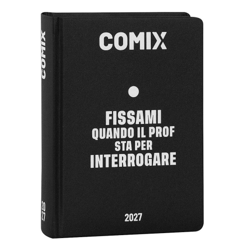 Comix Diario Datato 2026-2027 16 Mesi Standard Nero Fissami