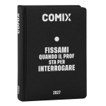 Comix Diario Datato 2026-2027 16 Mesi Standard Nero Fissami