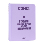Comix Diario Datato 2026-2027 16 Mesi Mini Lilla Fissami