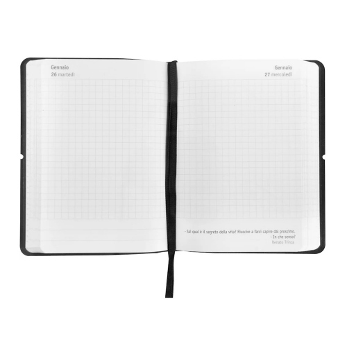 Comix Diario Datato 2026-2027 16 Mesi Mini U Yourself Special Astratto Nero