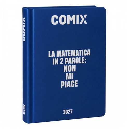 Comix Diario Datato 2026-2027 13 Mesi Standard Blu Matematica