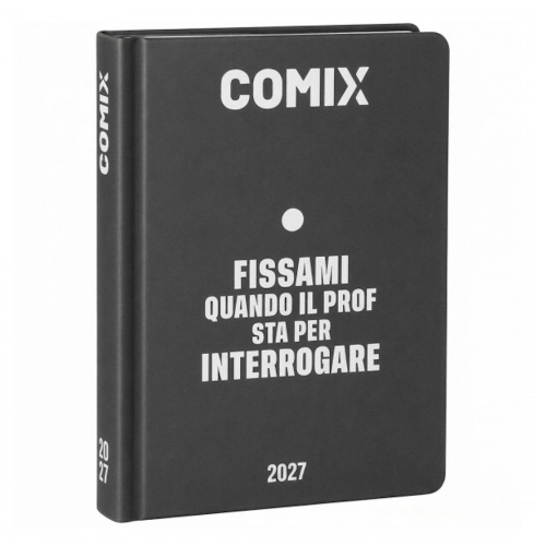 Comix Diario Datato 2026-2027 13 Mesi Standard Nero Fissami