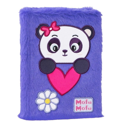Mofu Mofu Diario Datato 2026-2027 12 Mesi Peluche Panda Viola