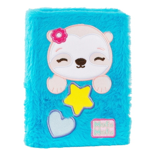 Mofu Mofu Diario Datato 2026-2027 12 Mesi Peluche Orsetto Azzurro