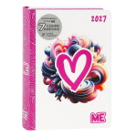 Me My Evolution Diario Datato 2026-2027 16 Mesi Medium Cuore Pink