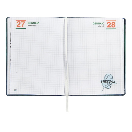 Eastpak Diario Datato 2026-2027 13 Mesi Medium Teal Gradient
