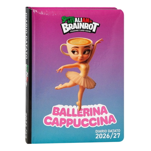 Comix Diario Datato 2026-2027 12 Mesi Standard Ballerina Cappuccina