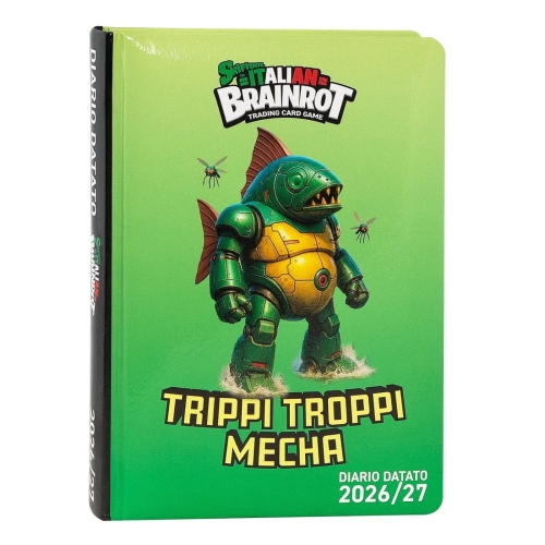 Comix Diario Datato 2026-2027 12 Mesi Standard Trippi Troppi Mecha