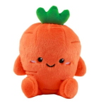 I-Total Peluche Cuscino Fresh Market Carota Per Bambini E Arredo Kawaii