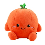 I-Total Peluche Cuscino Fresh Market Arancia Per Bambini E Arredo Kawaii