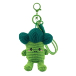 I-Total Portachiavi Crochet Fresh Market Broccolo Per Zaino E Chiavi
