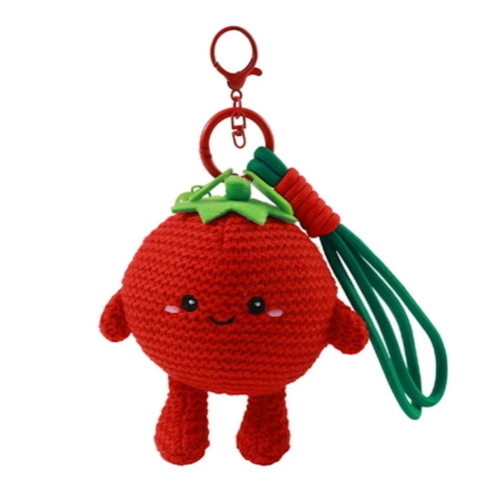 I-Total Portachiavi Crochet Fresh Market Pomodoro Per Zaino E Chiavi