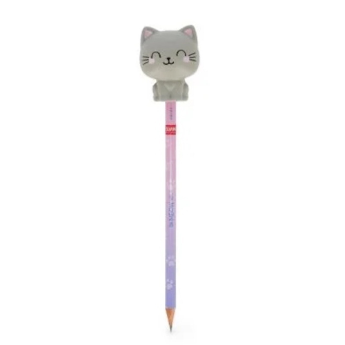 Legami Matita Con Squishy Antistress Squeezies Gatto Per Scuola E Tempo Libero