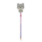 Legami Matita Con Squishy Antistress Squeezies Gatto Per Scuola E Tempo Libero