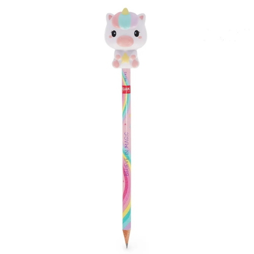 Legami Matita Con Squishy Antistress Squeezies Unicorno Per Scuola E Tempo Libero