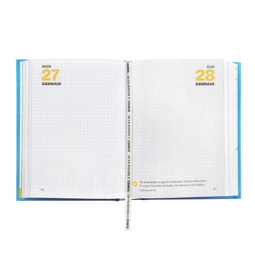 Comix Diario Agenda Special Sfumato 16 Mesi Datato 2026-2027 Standard Glitter Fuxia 75692FF