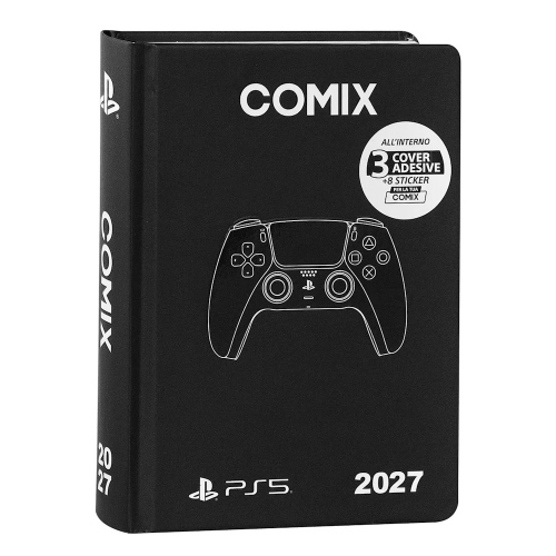Comix Diario Scolastico 16 Mesi Special Edition PlayStation 5 Con Adesivi 2026-2027 Per Studenti