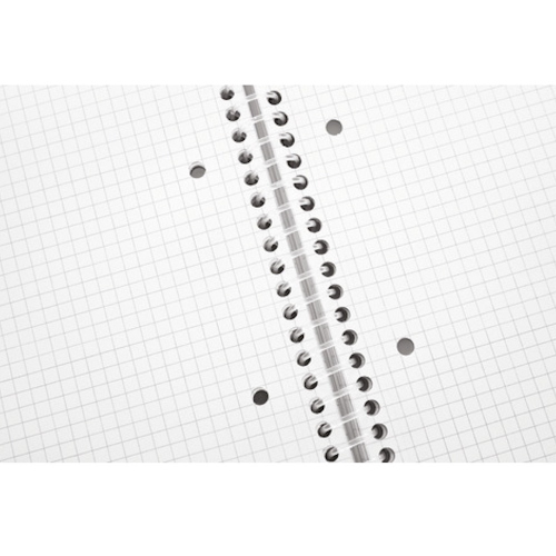 Nikoffice Quaderno Spiralato A5 Colori Assortiti Quadretti 5mm Con 5 Separatori Per Studenti