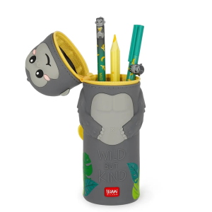Legami Astuccio 2 In 1 Silicone Gorilla Wild But Kind Per Studenti