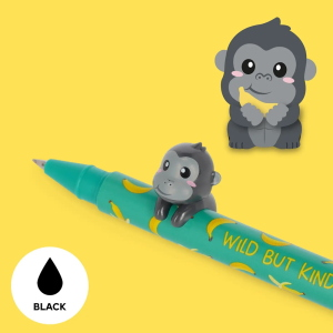 Legami Penna Gel Gorilla Lovely Friends Inchiostro Nero Per Studenti