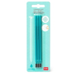 Legami Set 3 Refill Per Penna Cancellabile Inchiostro Turchese 0.7 mm
