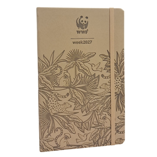 Wwf Agenda Settimanale 2027 Beige Naturale Flessibile