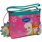 Frozen Borsa tracolla piatta Fever fucsia elsa anna