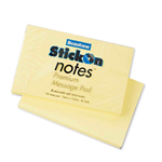 Beautone Stick On Notes 76X127 mm cf.100 fogli adesivi Giallo 