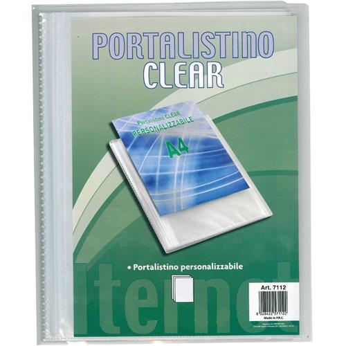 Plastidea Clear Portalistino Copertina Personalizzabile 30 Buste  Portalistini fogli buste 20 30 40 50 100 A4 A5 meno di  rigido  flessibile morbido Bagheria Palermo Casteldaccia Porticello Santa Flavia  Villabate Ficarazzi Altavilla