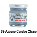 Ferrario Craft color 40 ml 69 Azzurro Ceruleo Chiaro