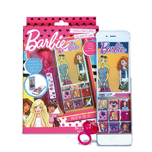 Barbie Zaino 3 scomparti Glam + set trucchi