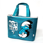 I Puffi Borsa Shopper Orizzontale Celeste