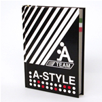 A-Style Diario Free Time Nero Scuola